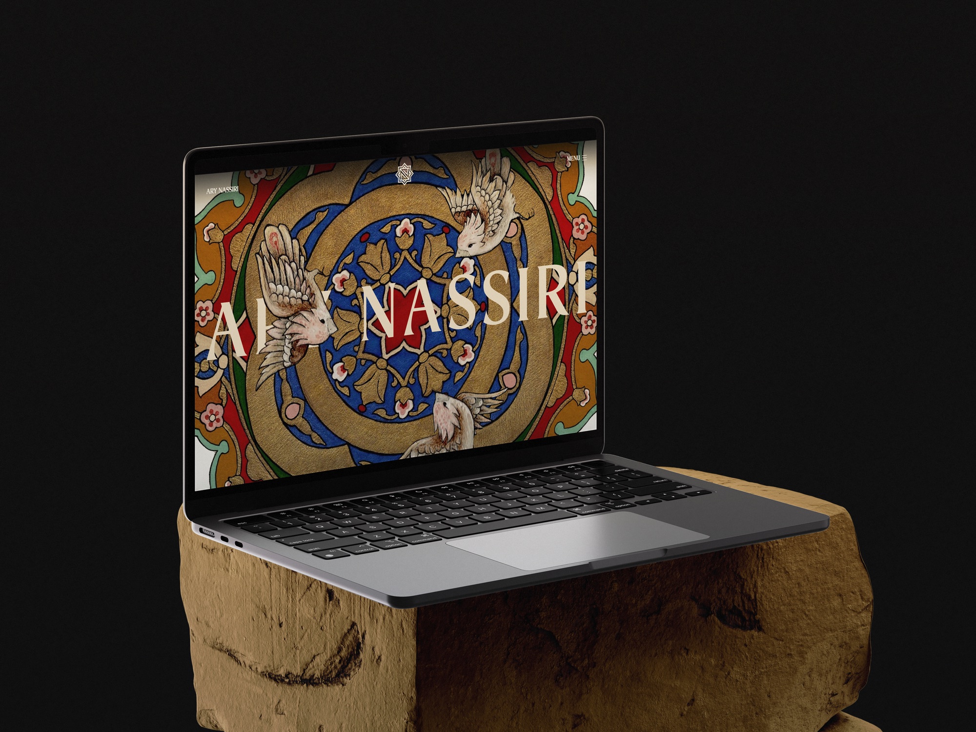 Ary Nassiri — the website on a phone