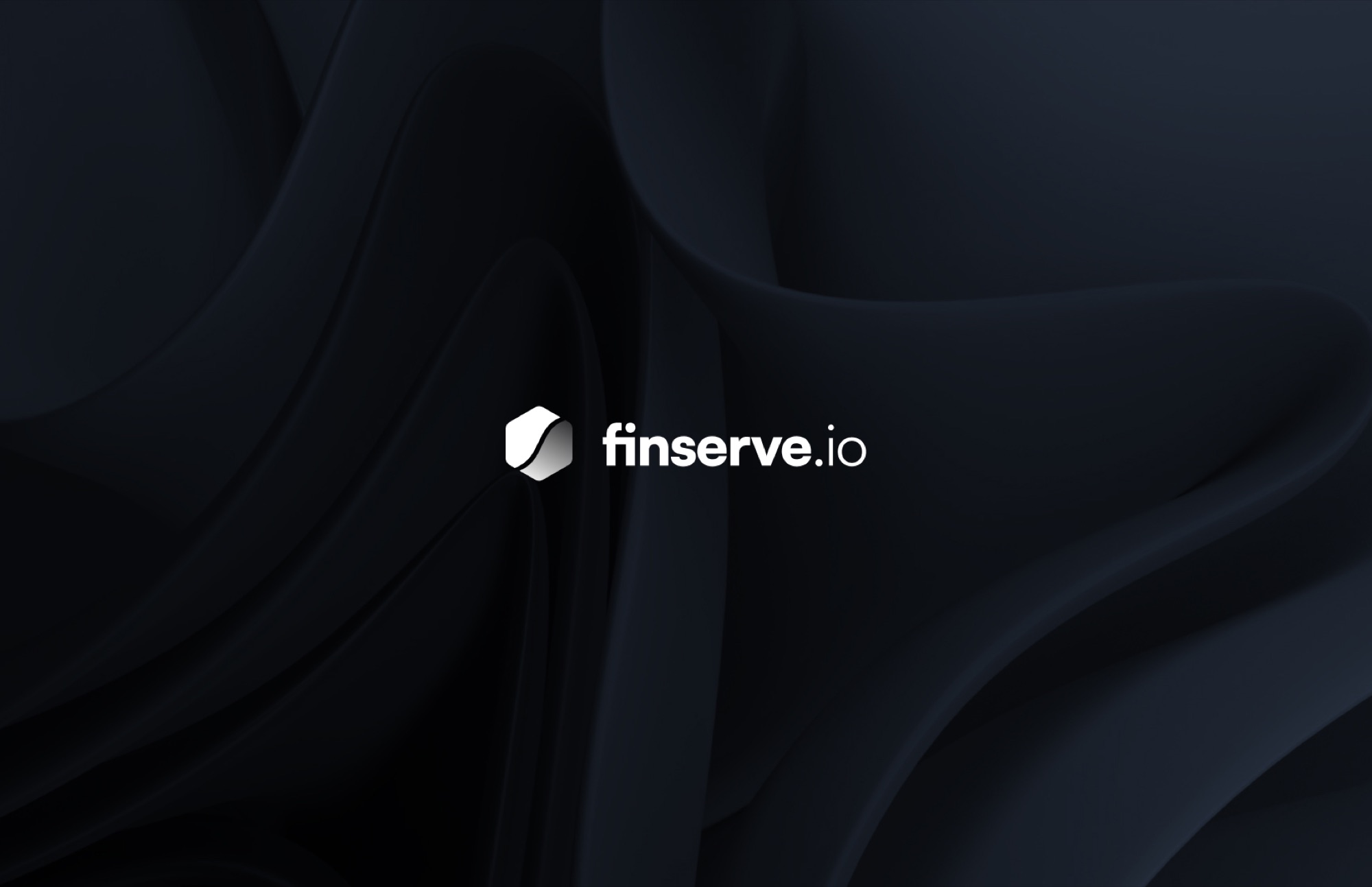 Finserve.io — the logo on a dark ground