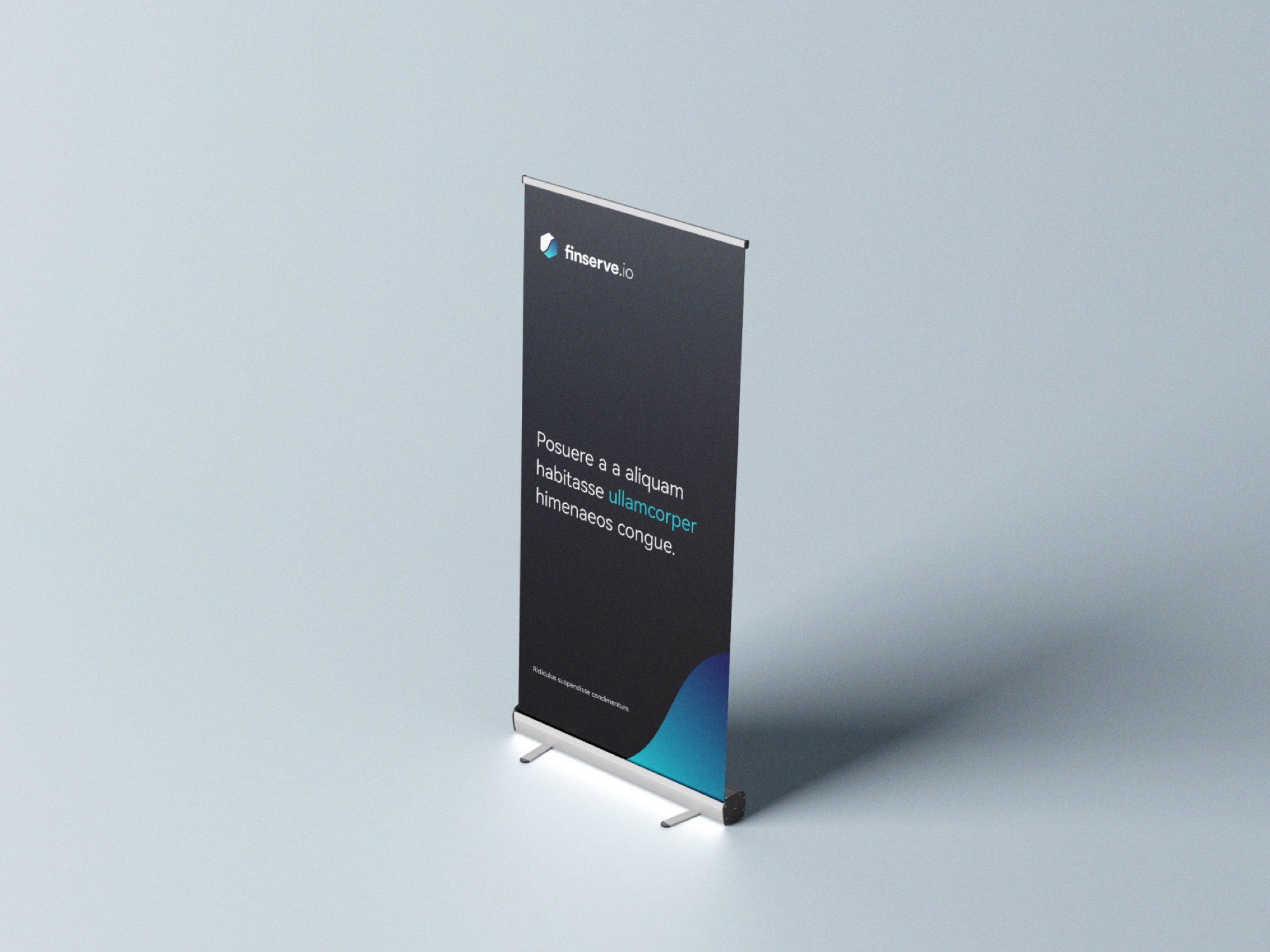 Finserve.io — a roll-up banner