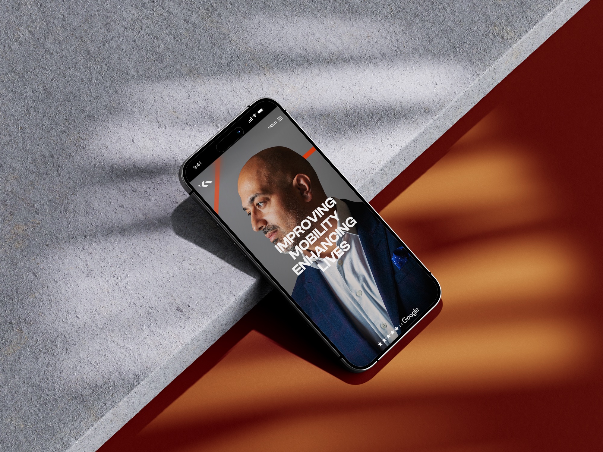 Kash Akhtar — the website on a phone