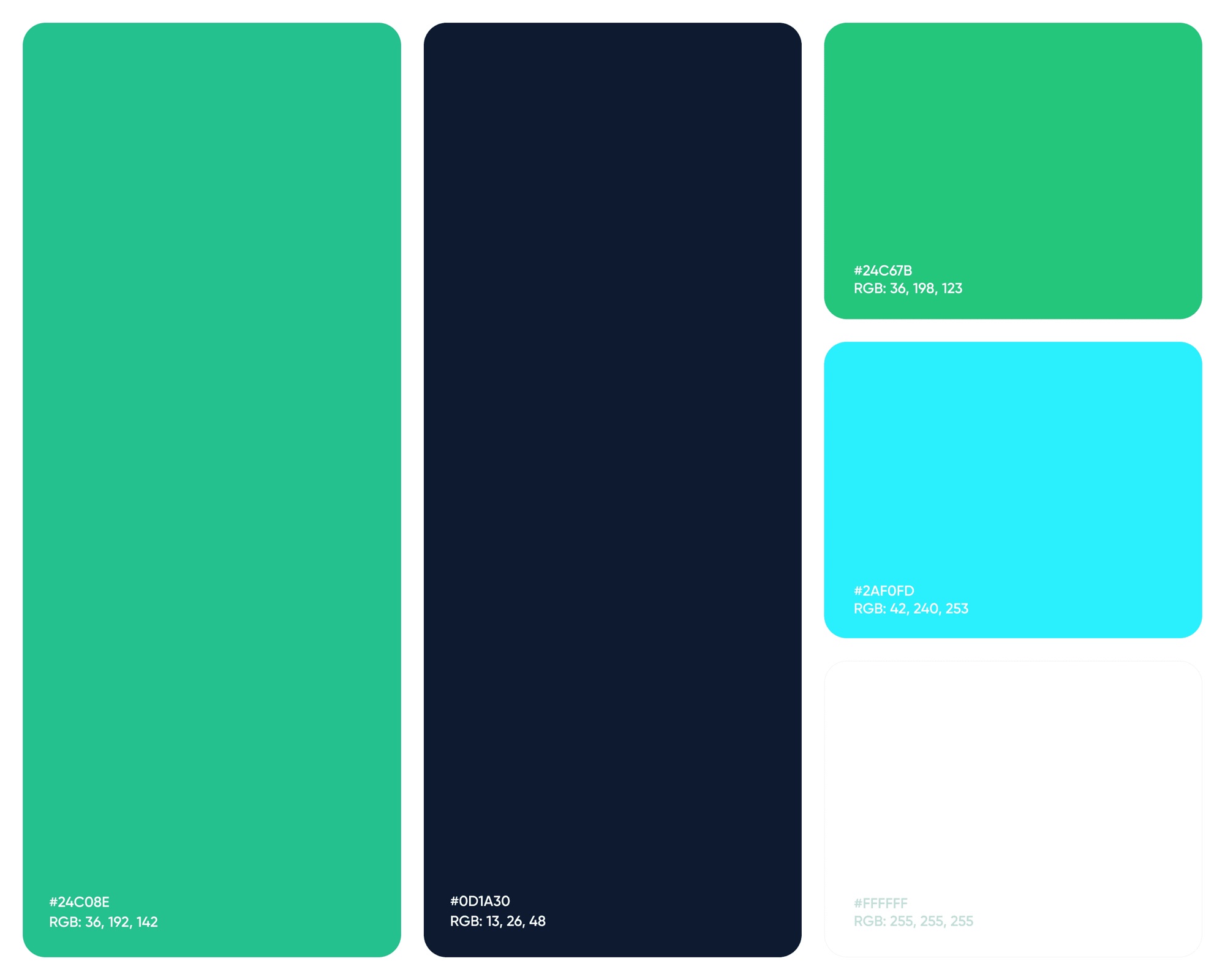 Labayk App — the colour palette