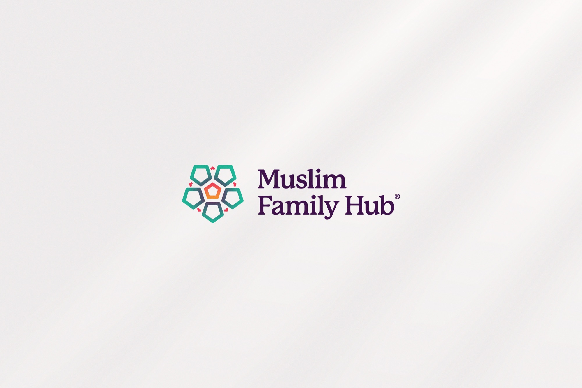 Muslim Family Hub — the logo lockup