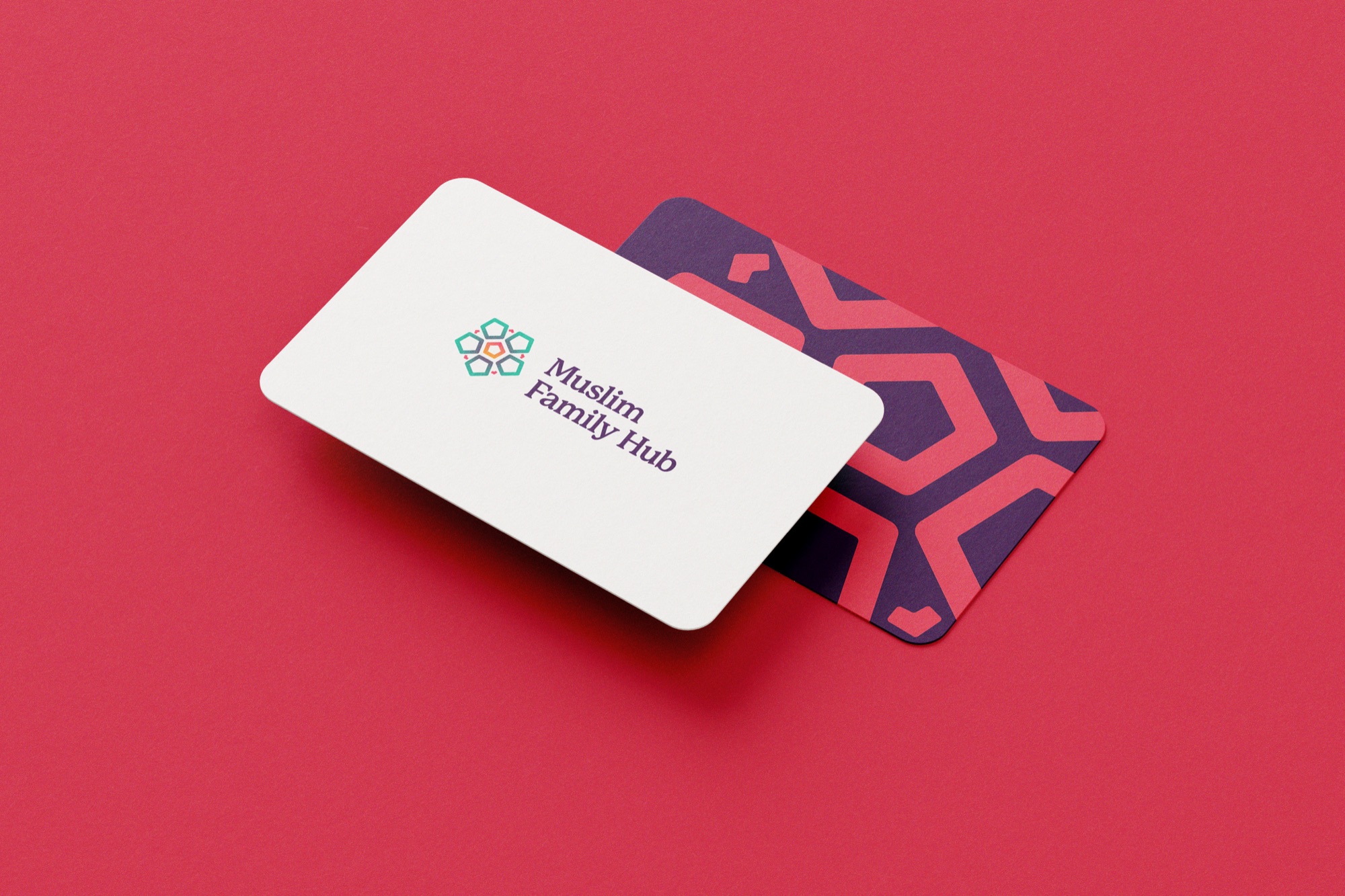 Muslim Family Hub — printed business cards