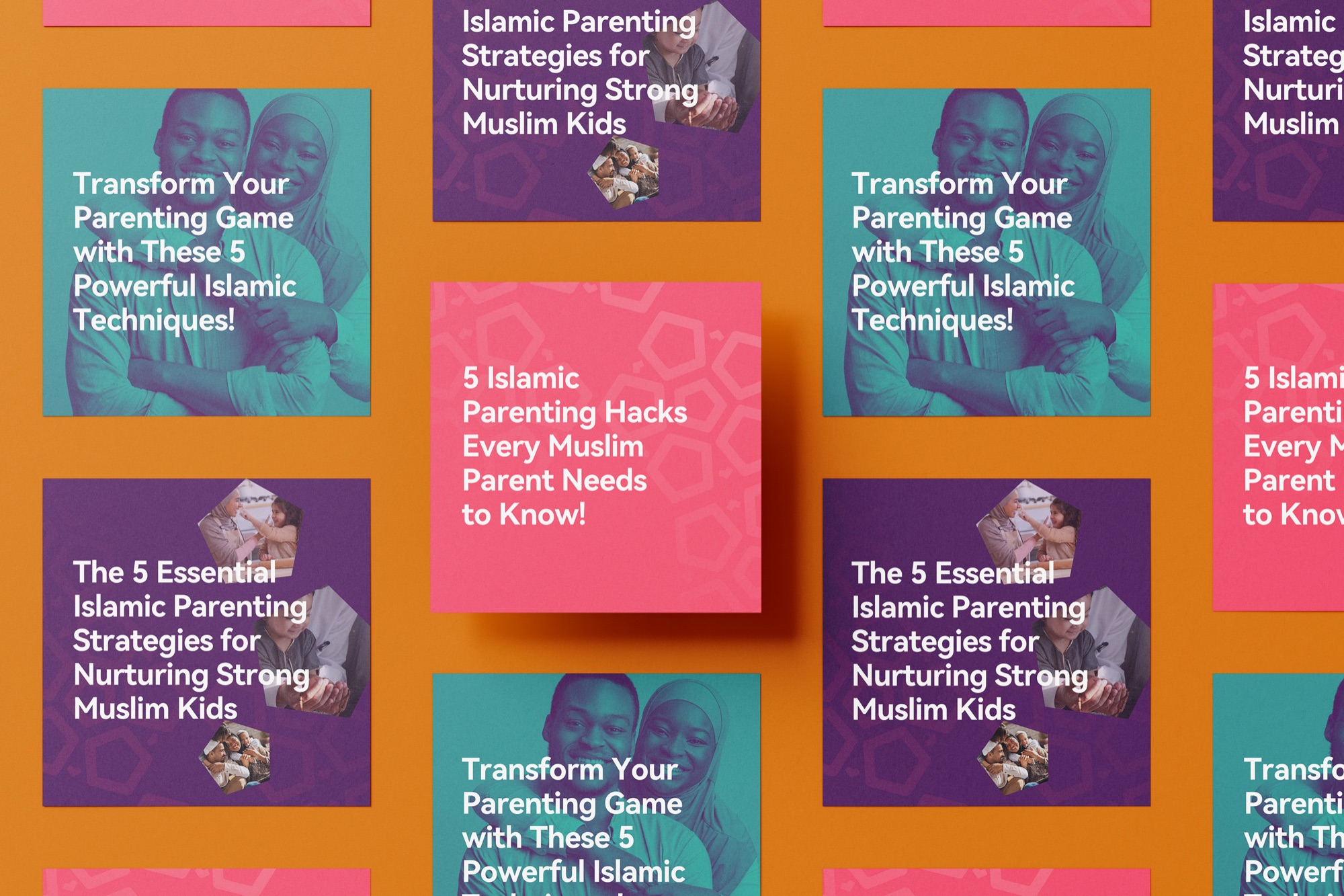 Muslim Family Hub — social media templates