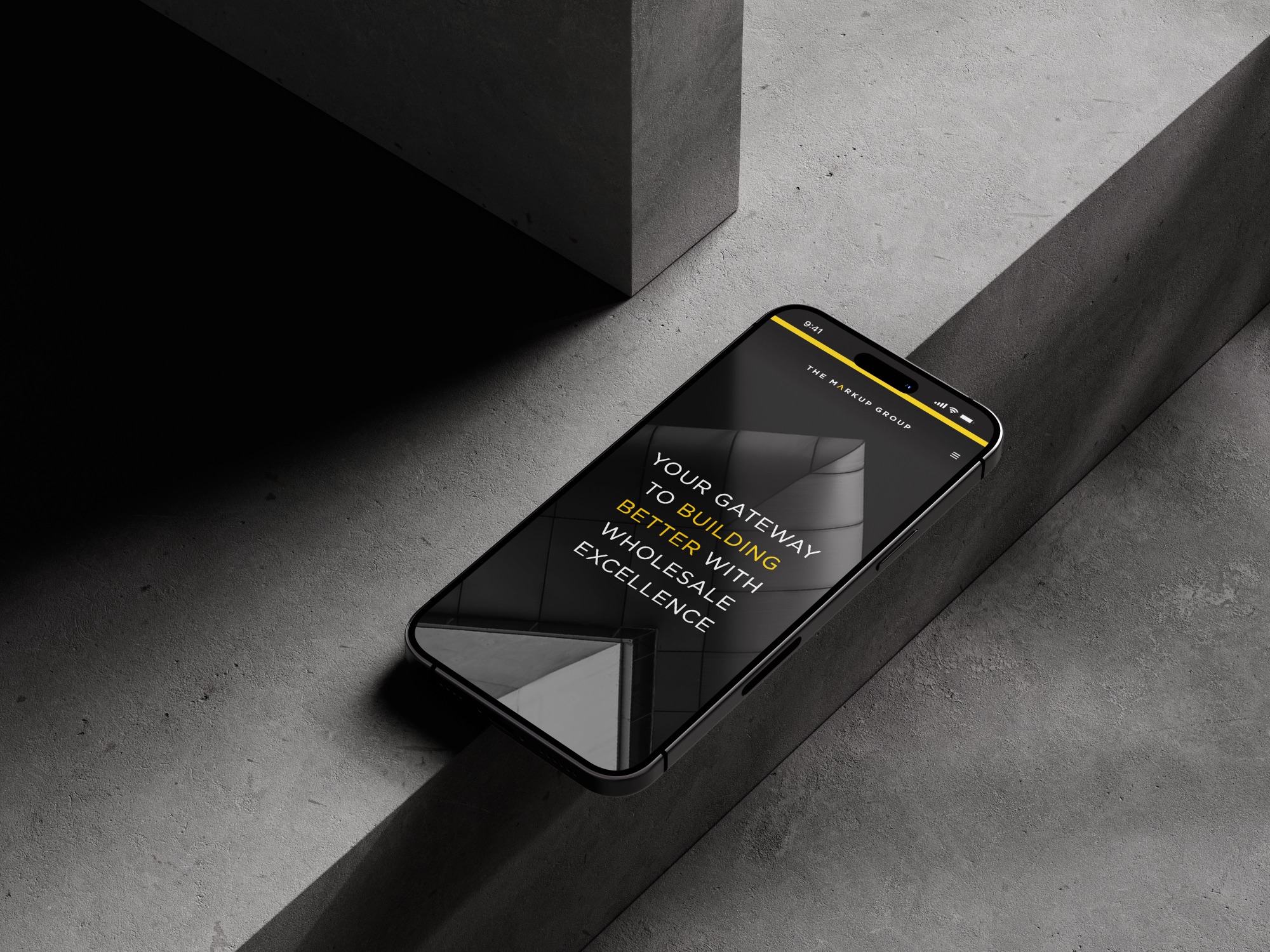 The Markup Group — the website on a phone