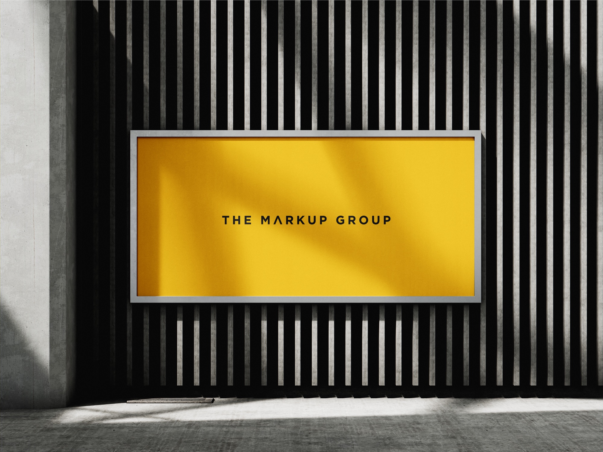 The Markup Group — the brand on a billboard