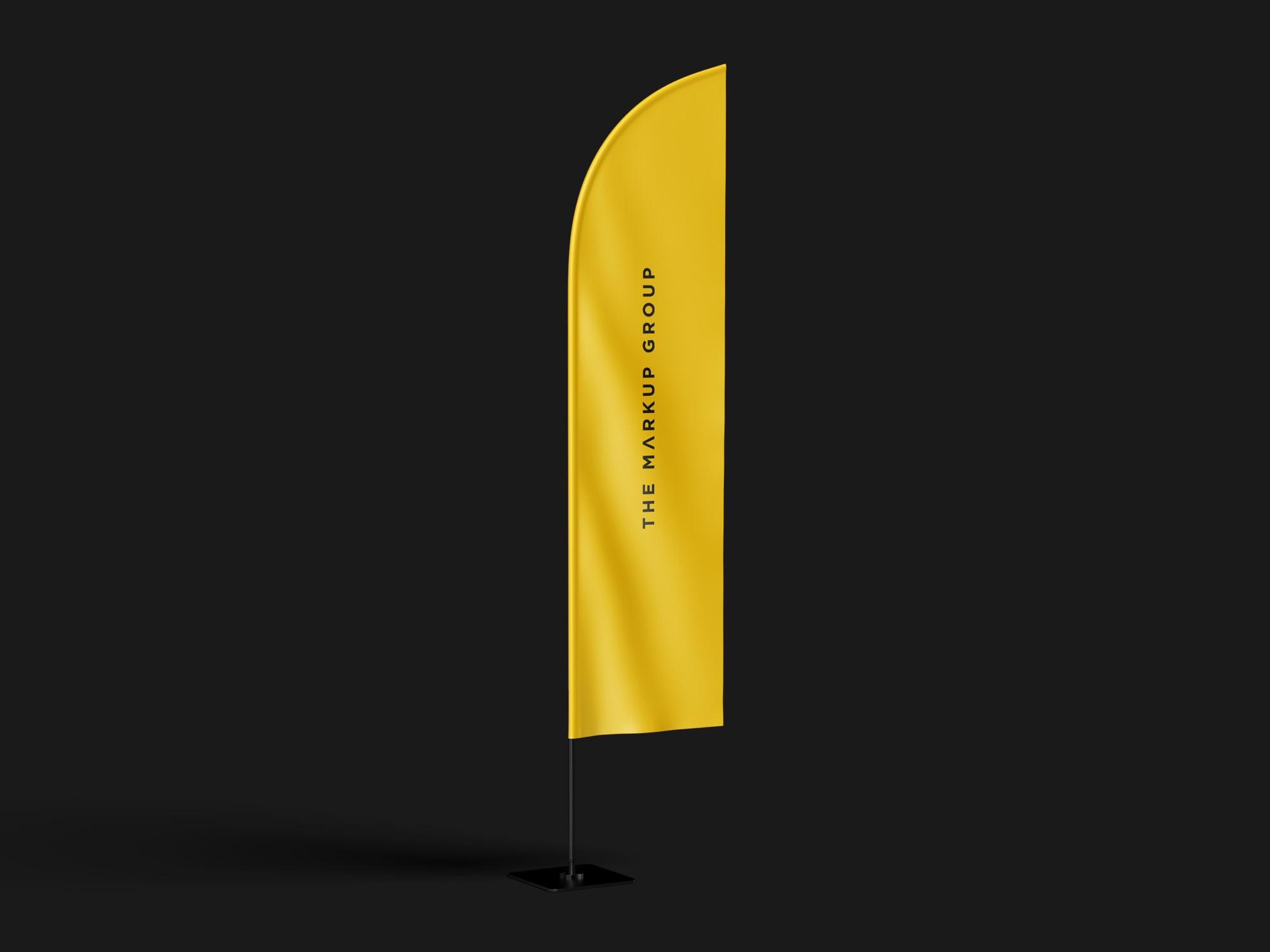 The Markup Group — the brand on a printed banner